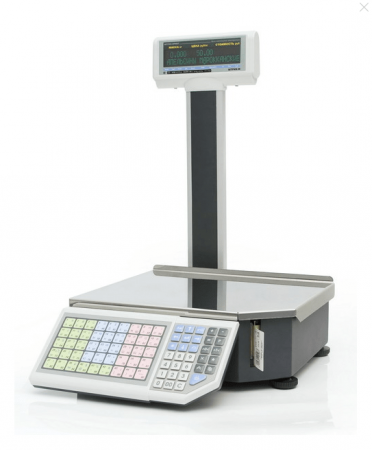  Весы электронные Штрих-ПРИНТ v4.5  со стойкой (клавиатура внизу)  фото в интернет-магазине Бизнес РОСТ  - торговое оборудование.